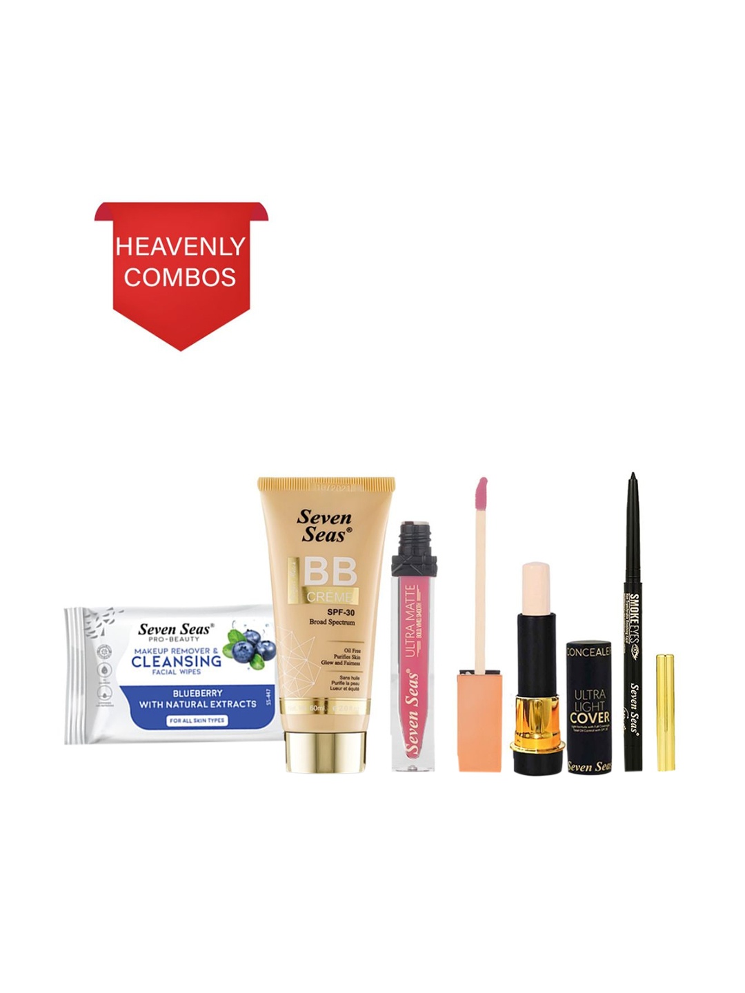 

Seven Seas Set Of 5 Makeup Gift Set, Multi