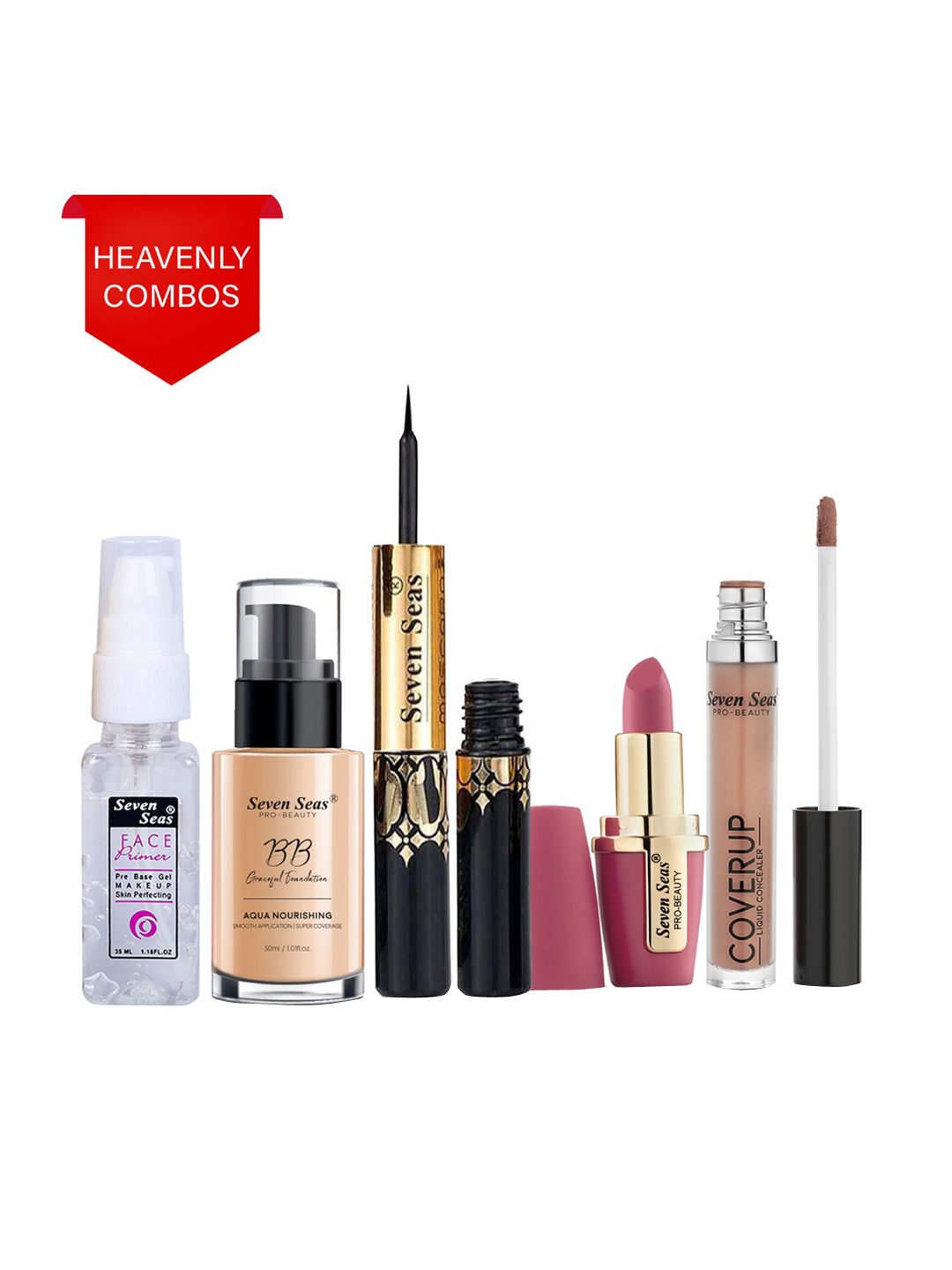 

Seven Seas Set Of 5 Makeup Gift Set, Multi