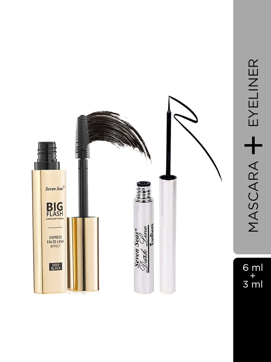 

Seven Seas Pack Of 2 Eye Liner & Mascara, Multi