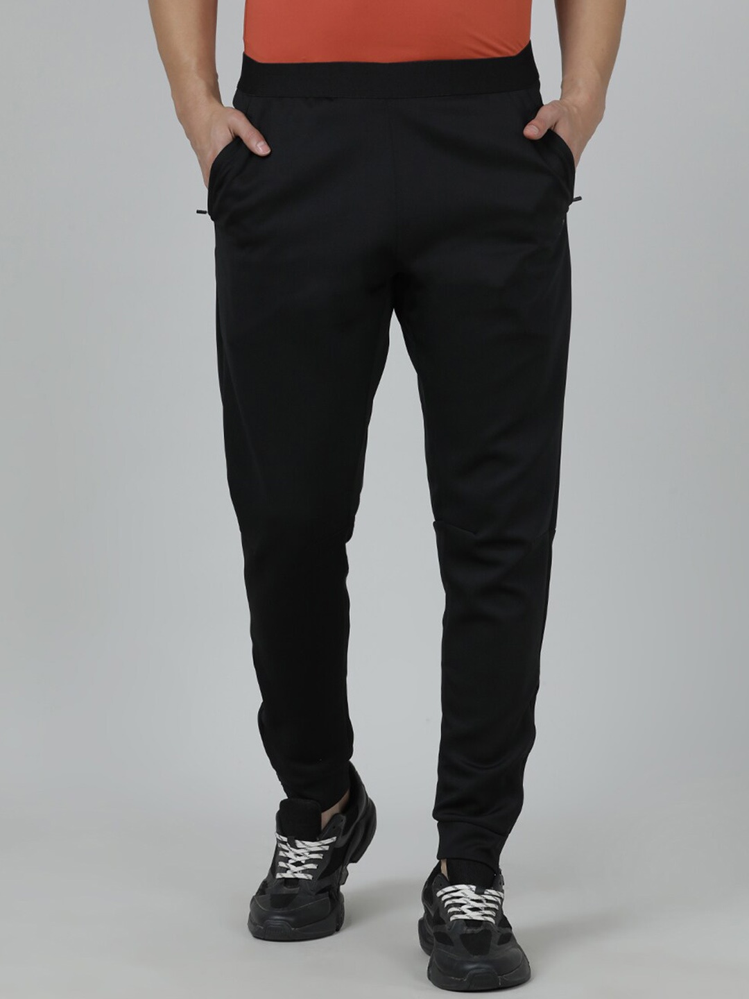 

Head Men Slim Fit Mid-Rise Joggers, Black