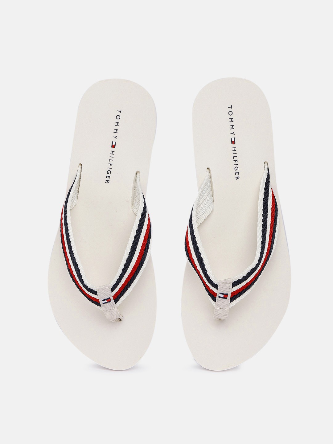 

Tommy Hilfiger Women Colourblocked Thong Flip-Flops, White