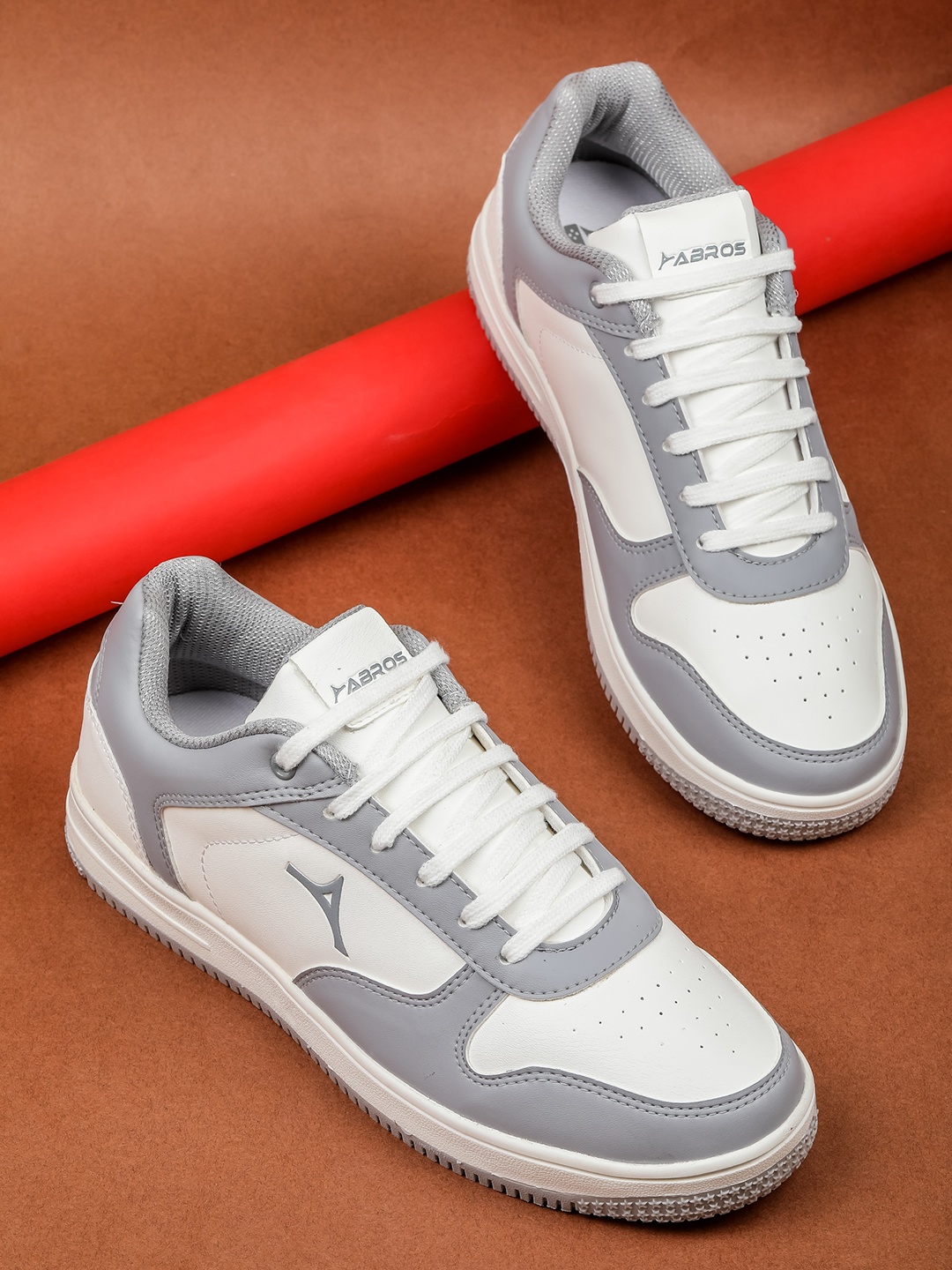 

ABROS Men Park-6 Causal Sneaker Shoes, White