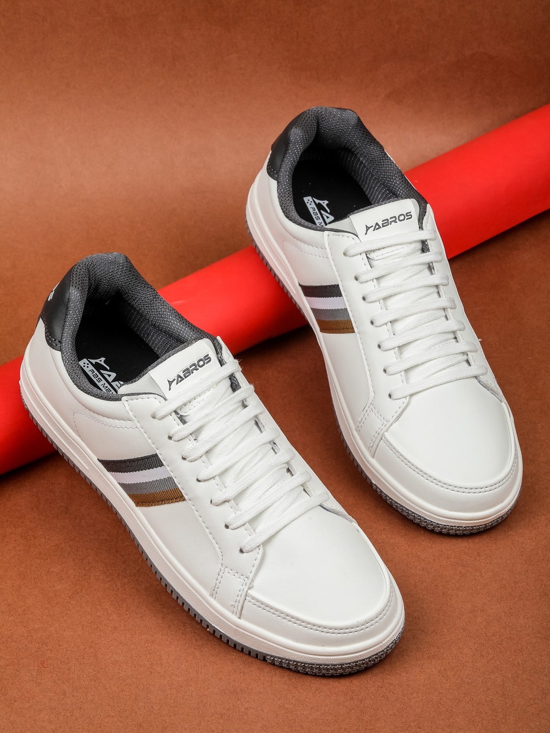 

ABROS Men Park-2 Causal Sneaker Shoes, White