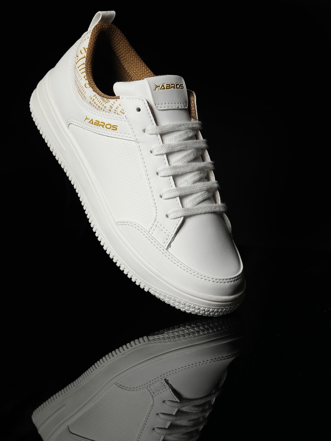 

ABROS Men Park-4 Causal Sneaker Shoes, White