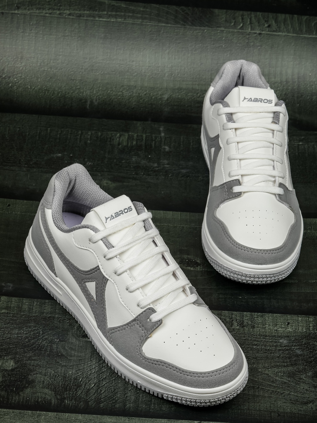 

ABROS Men Park-1 Causal Sneaker Shoes, White