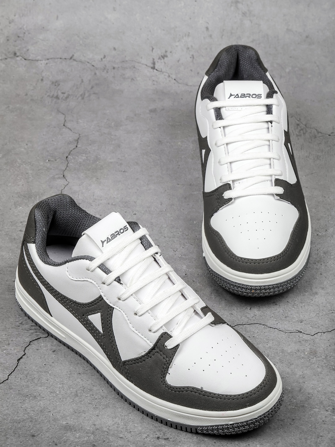 

ABROS Men Park-1 Causal Sneaker Shoes, White
