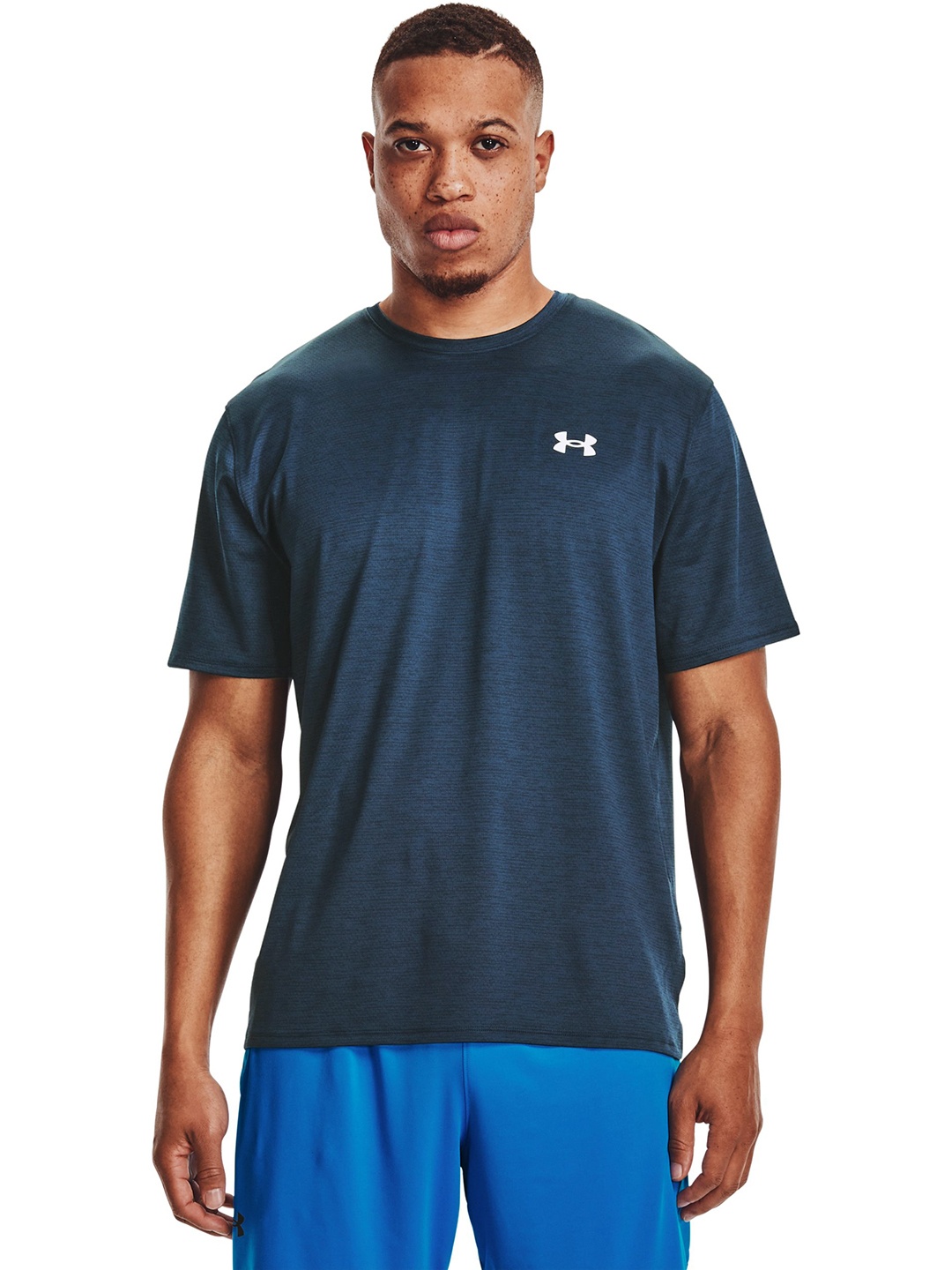 

UNDER ARMOUR Men Loose Training Vent 2.0 SS T-shirt, Navy blue