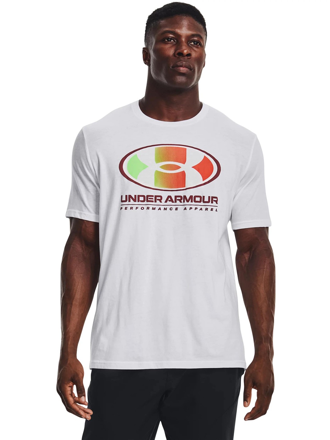 

UNDER ARMOUR Multi Color Lockertag SS T-Shirt, White