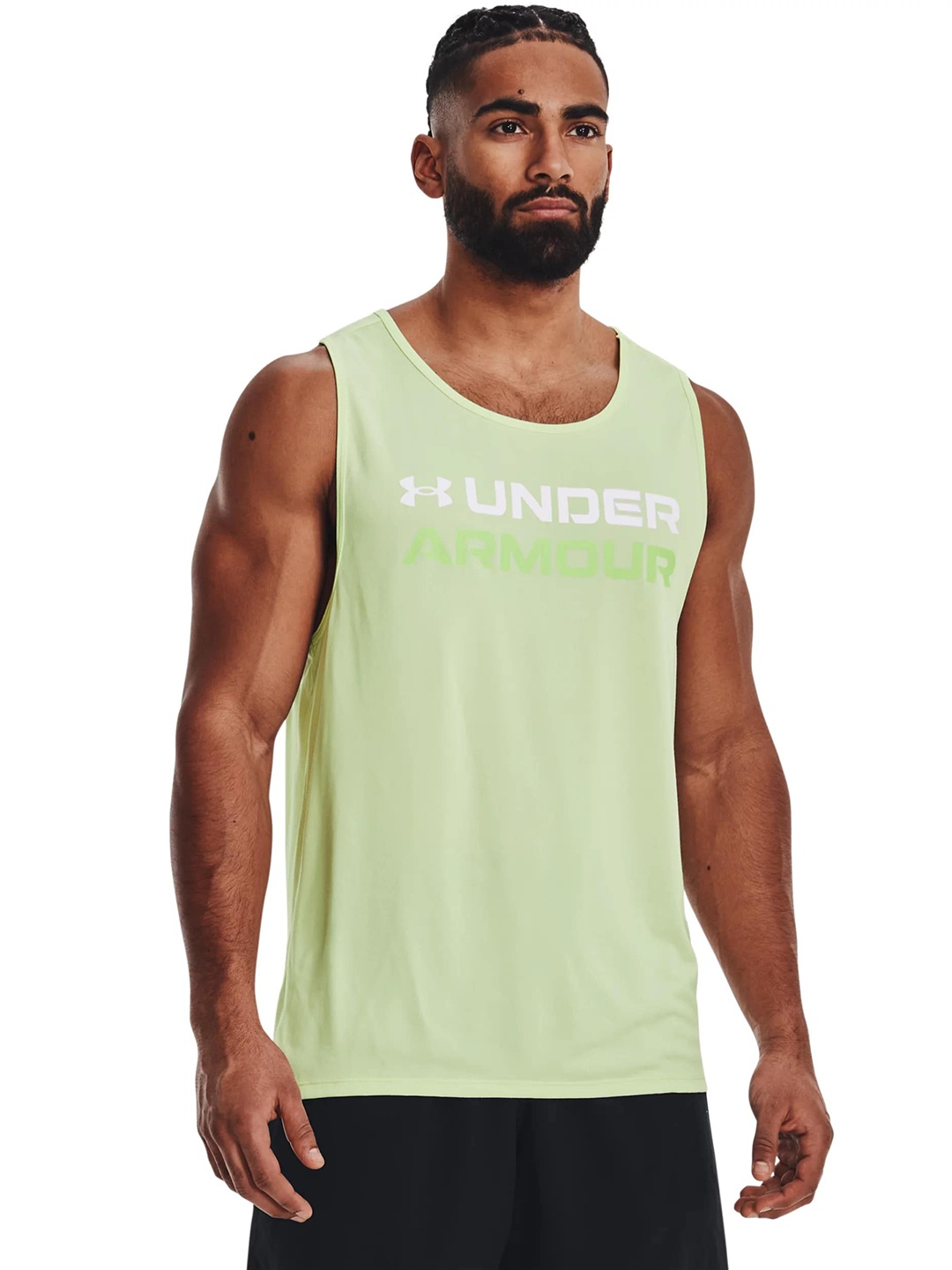 

UNDER ARMOUR Tech 2.0 Brand Logo Print Signature T-shirt, Green