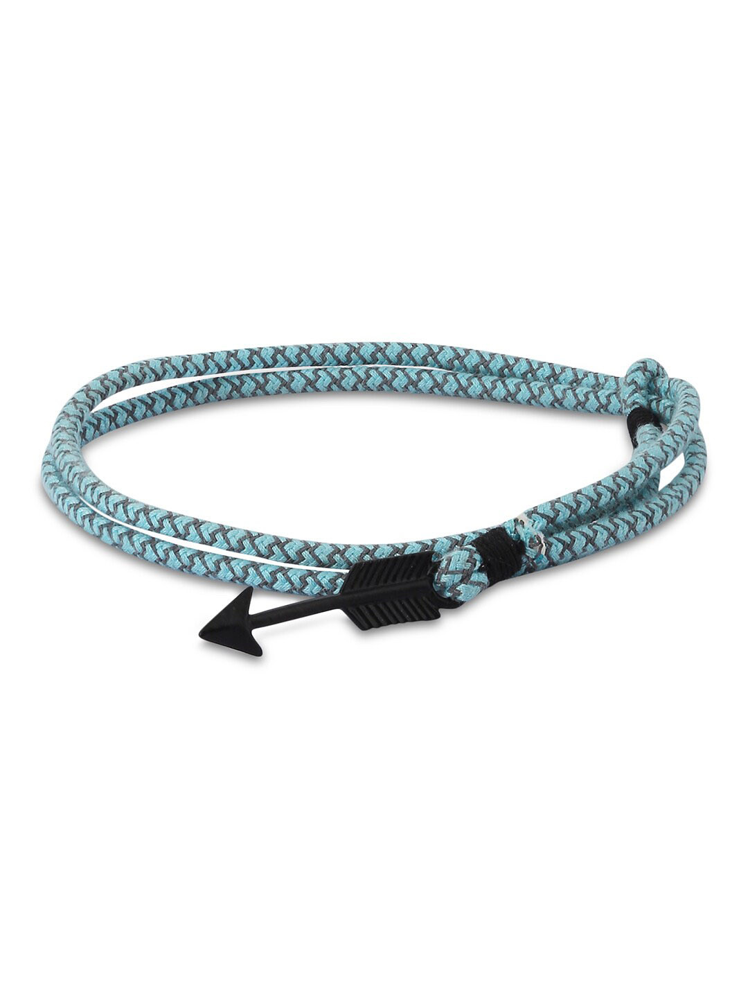 

The Bro Code Men Wraparound Bracelet, Blue