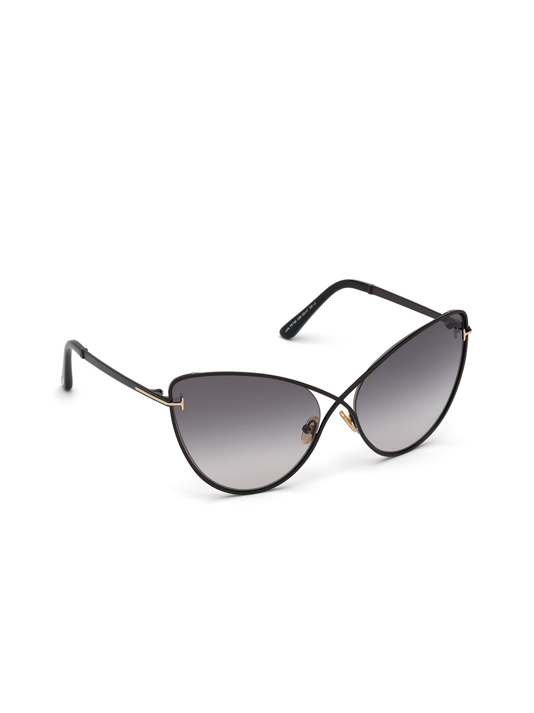 

Tom Ford Women Full Rim Cateye Sunglasses with UV Protected Lens FT0786 63 02B, Grey