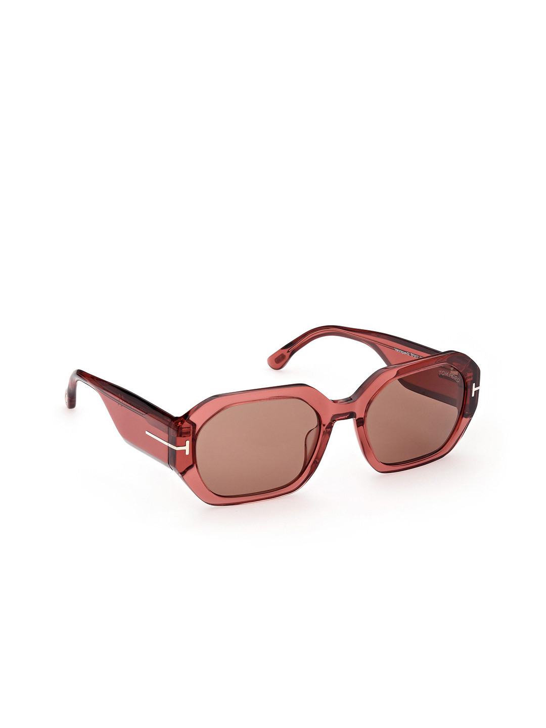 

Tom Ford Women Oversized Sunglasses with UV Protected Lens FT0917 55 72E, Brown