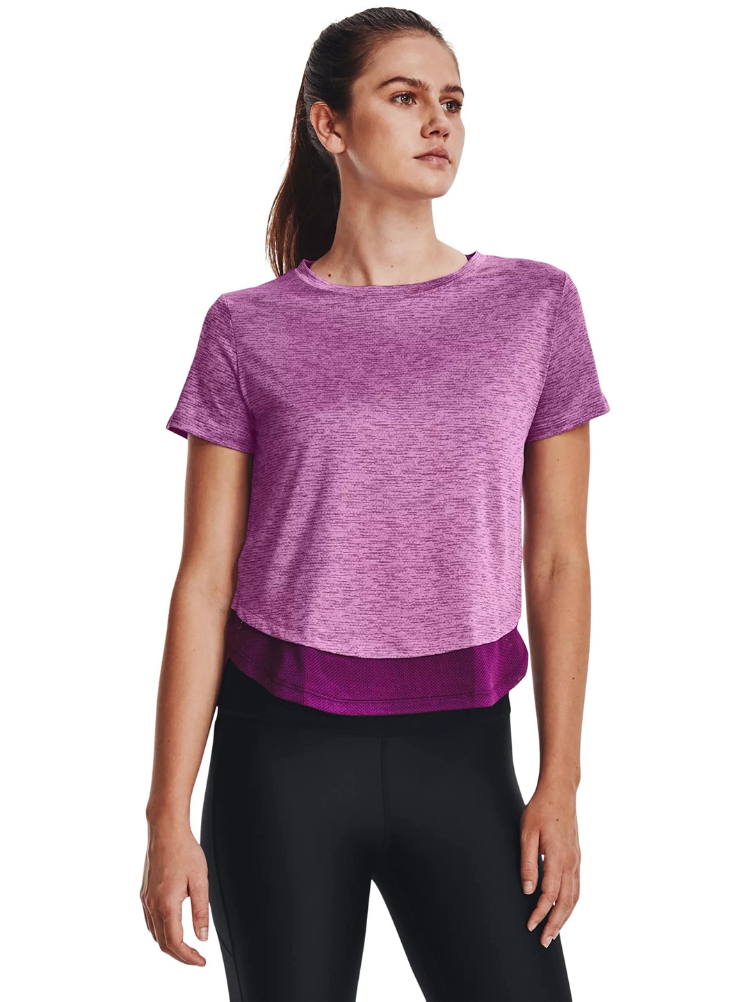 

UNDER ARMOUR Tech Vent Short Sleeves T-shirt, Purple