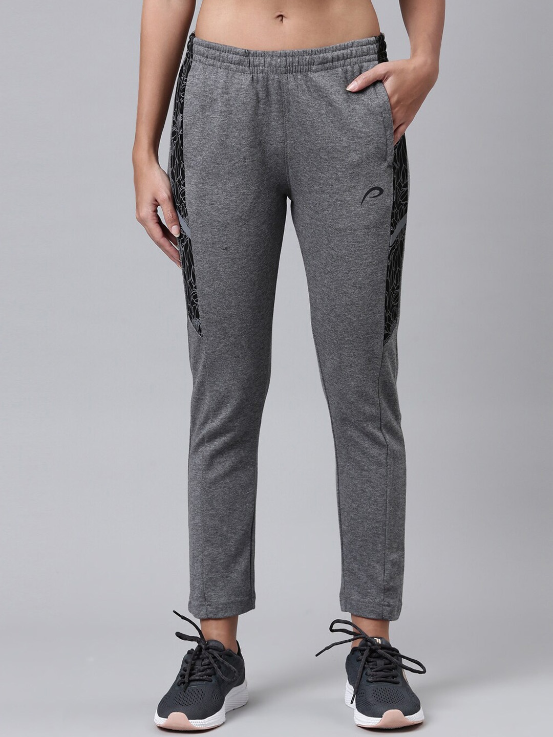 

Proline Women Mid-Rise Cotton Track Pants, Grey