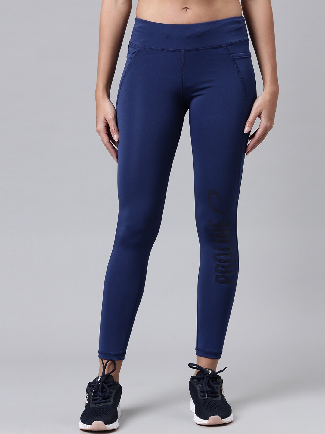 

Proline Women Mid-Rise Track Pants, Blue