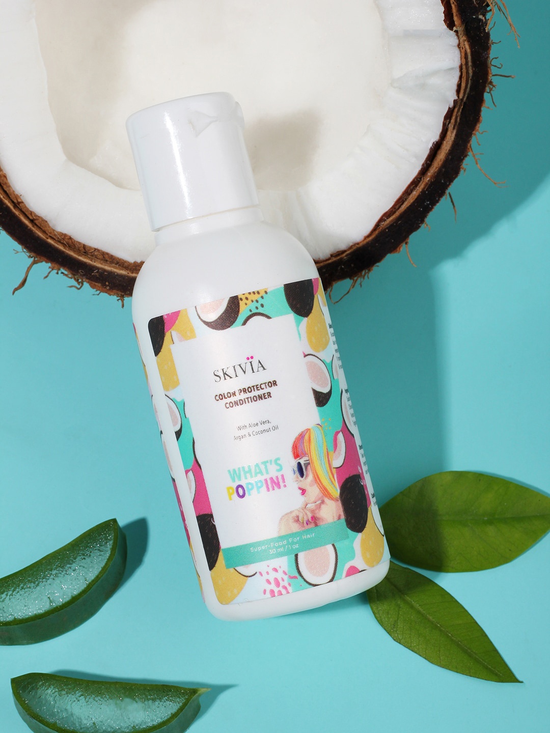 

SKIVIA Color Protector Mini Conditioner With Vitamin E & Argan Oil 30 ml, White