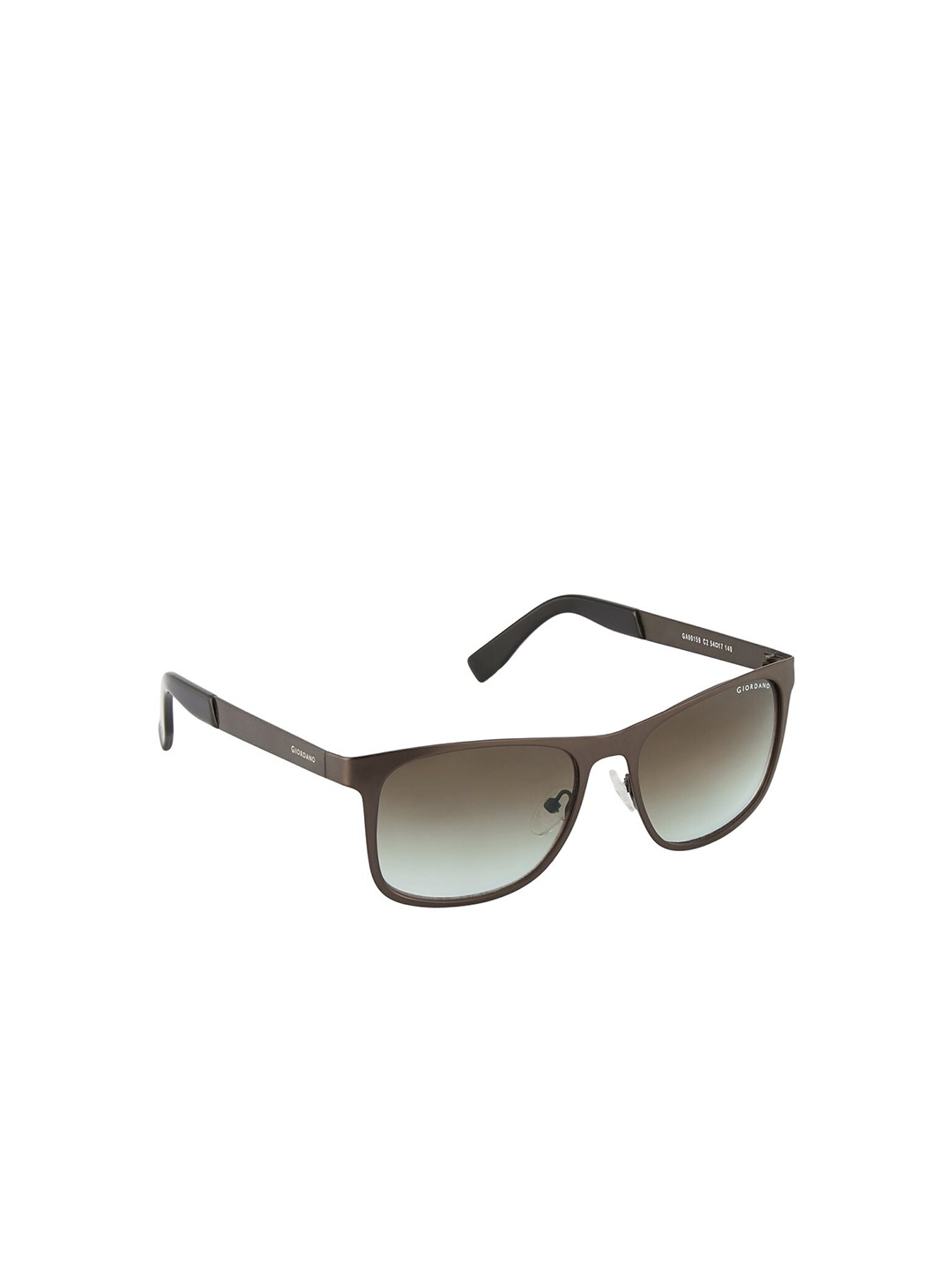 

GIORDANO Men Square Sunglasses with UV Protected Lens GA90159C02, Brown
