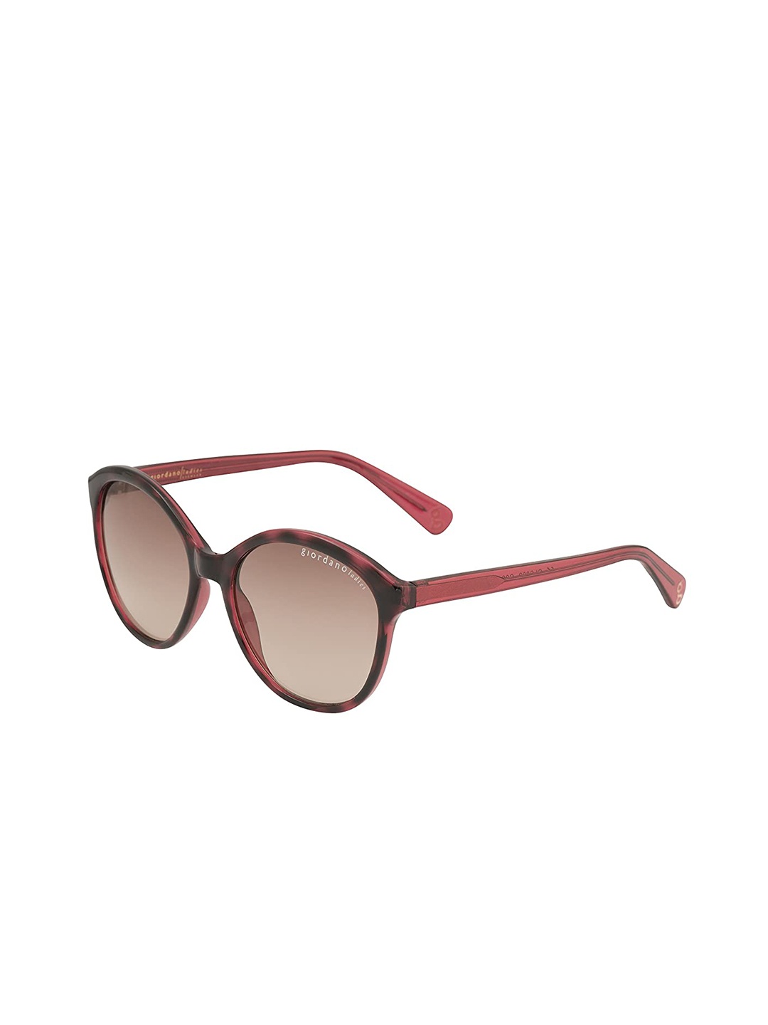 

GIORDANO Women Lens & Round Sunglasses With UV Protected Lens, Red