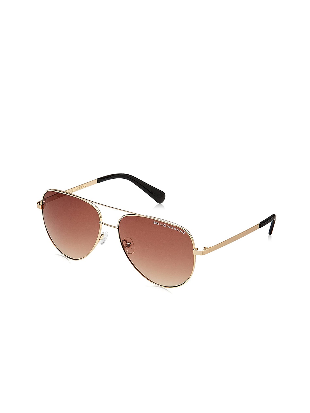 

GIORDANO Lens & Aviator Sunglasses With UV Protected Lens, Brown