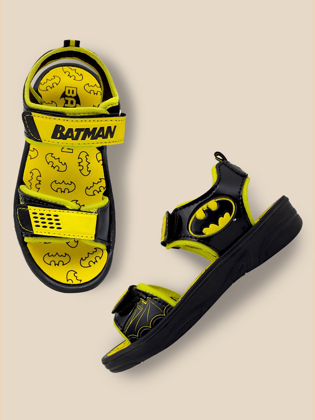 

Kids Ville Boys Batman Printed Comfort Sandals, Yellow