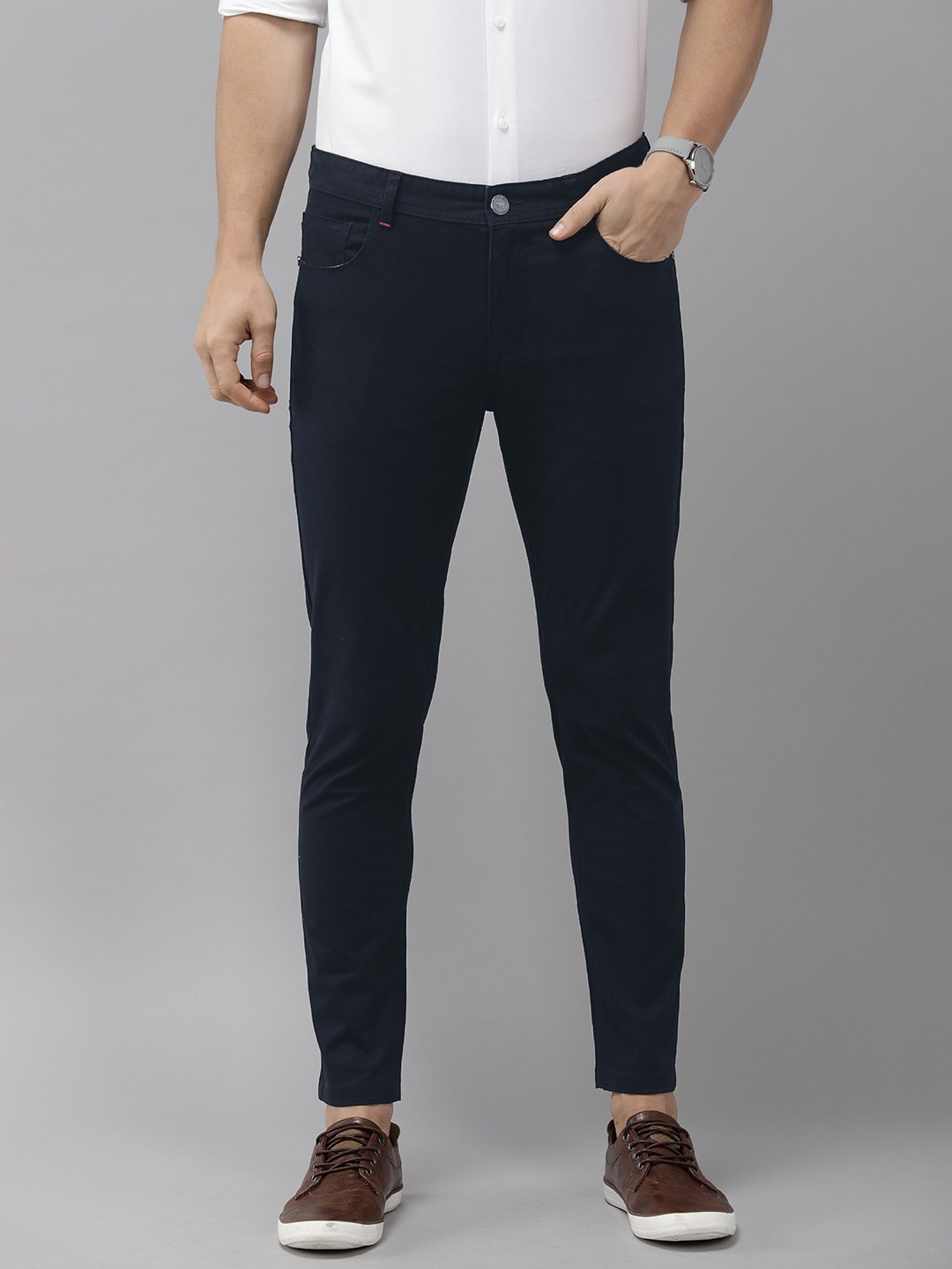 

THE BEAR HOUSE Ardor Edition Tapered Fit Chinos Trousers, Blue