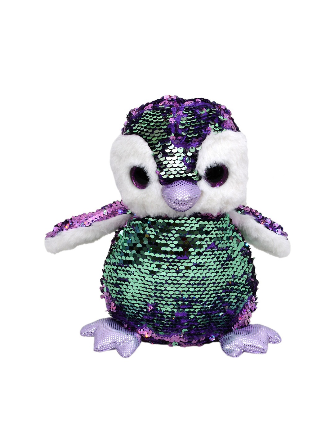 

Mirada Kids Purple Sequin Glitter Eye Penguin Soft Toys and Dolls