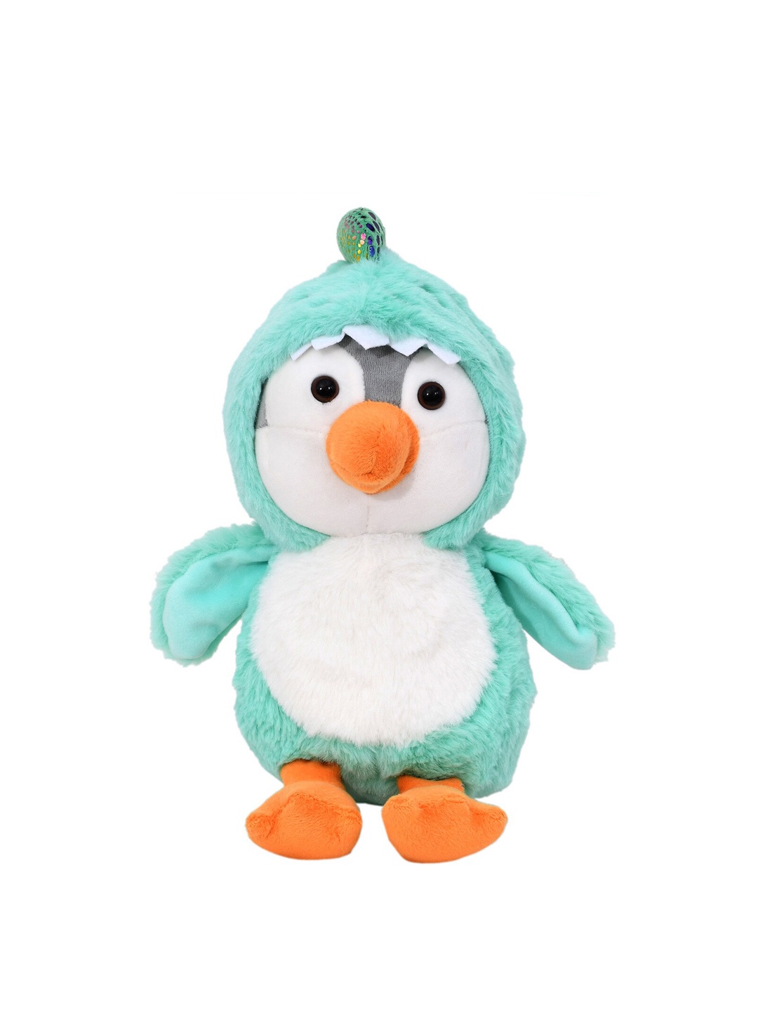

Mirada Kids Dinosaur Hoodie Penguin Soft Toys and Dolls, Turquoise blue