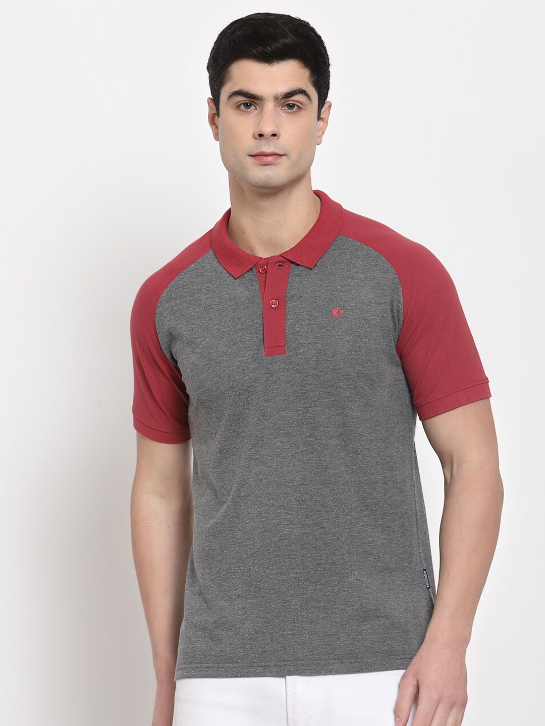 

Allen Cooper Polo Collar Short Sleeves T-shirt, Grey