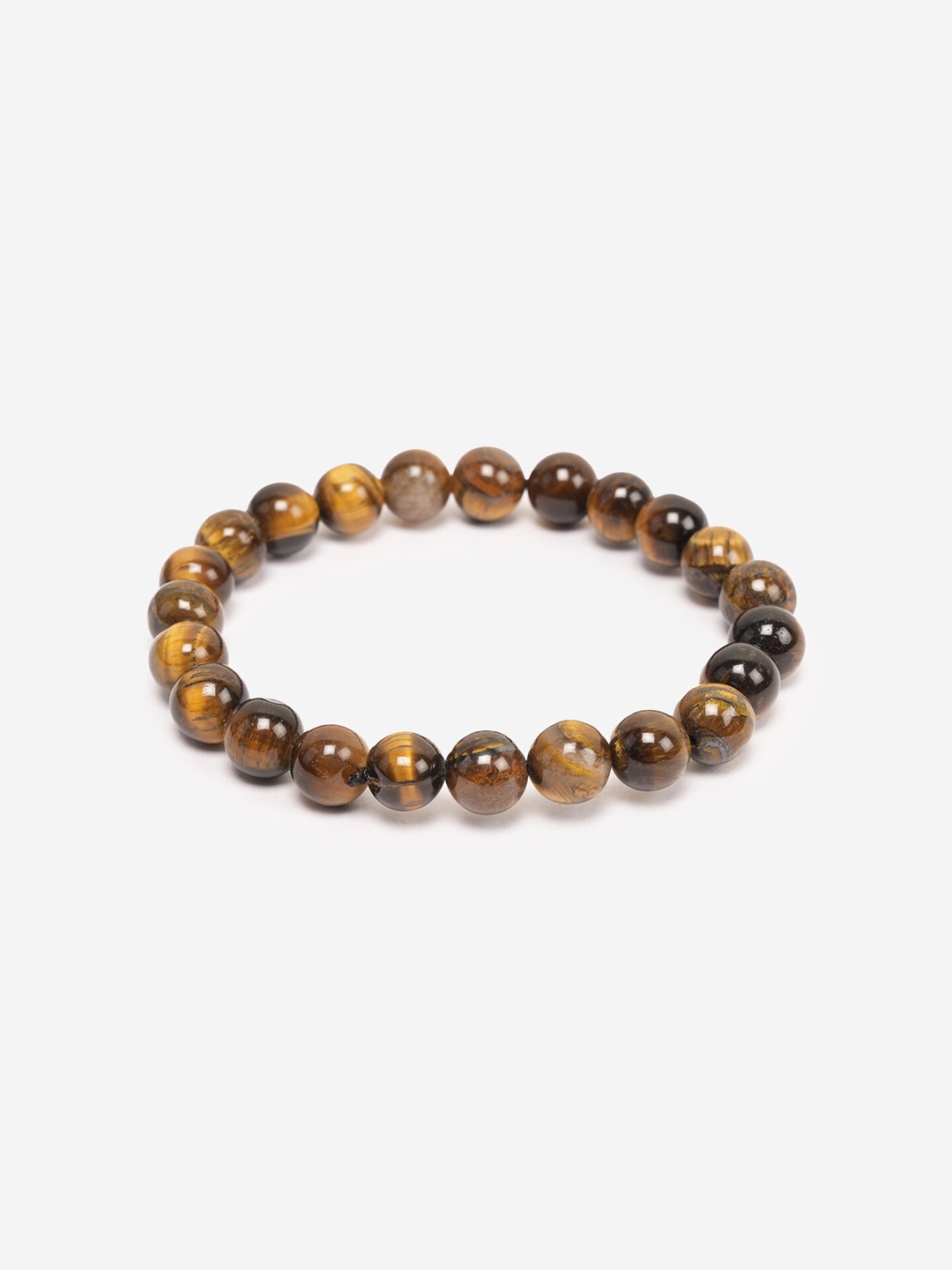 

BuckleUp Unisex Tigers Eye Bracelet, Brown