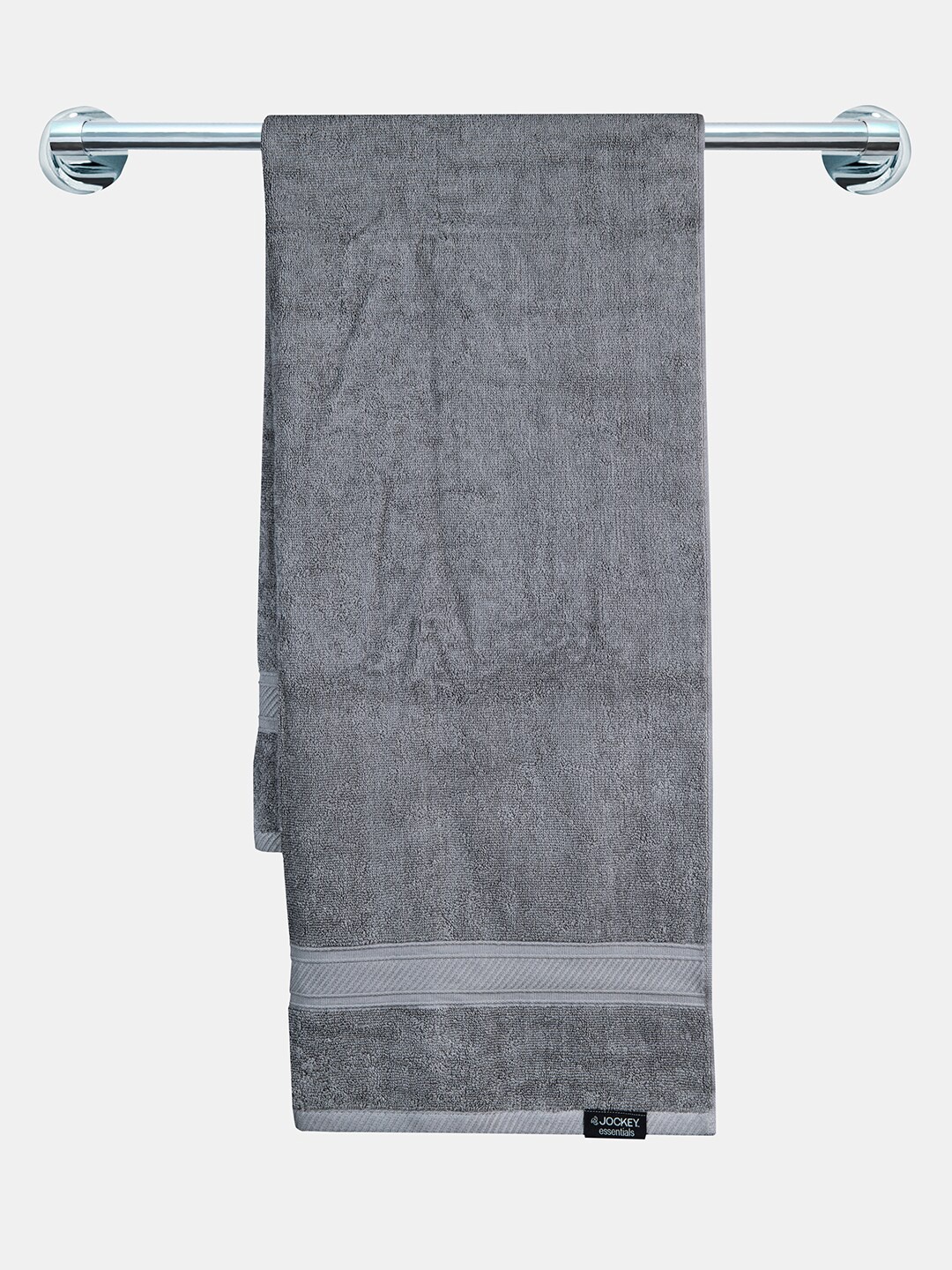 

Jockey T101 Cotton 500 GSM Ultrasoft and Durable Bath Towel, Grey