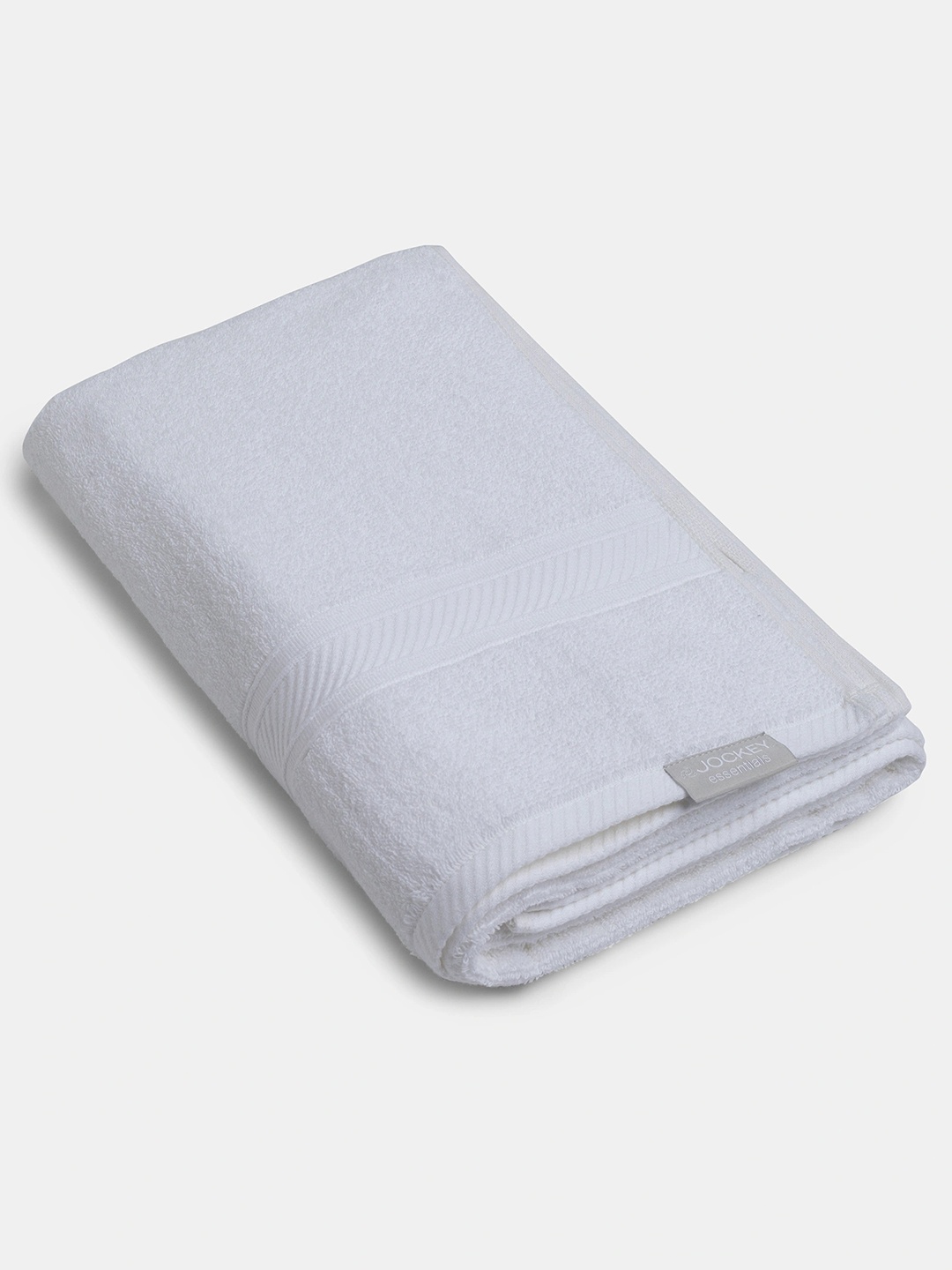 

Jockey Cotton Terry Ultrasoft and Durable Solid Bath Towel-T101, White