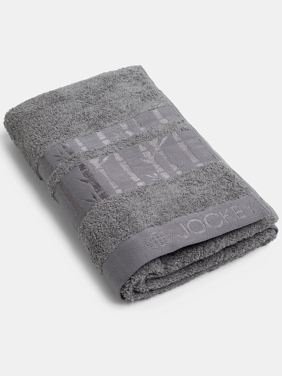 

Jockey Bamboo Terry Ultrasoft Bath Towel with Natural StayFresh Properties-T161, Grey