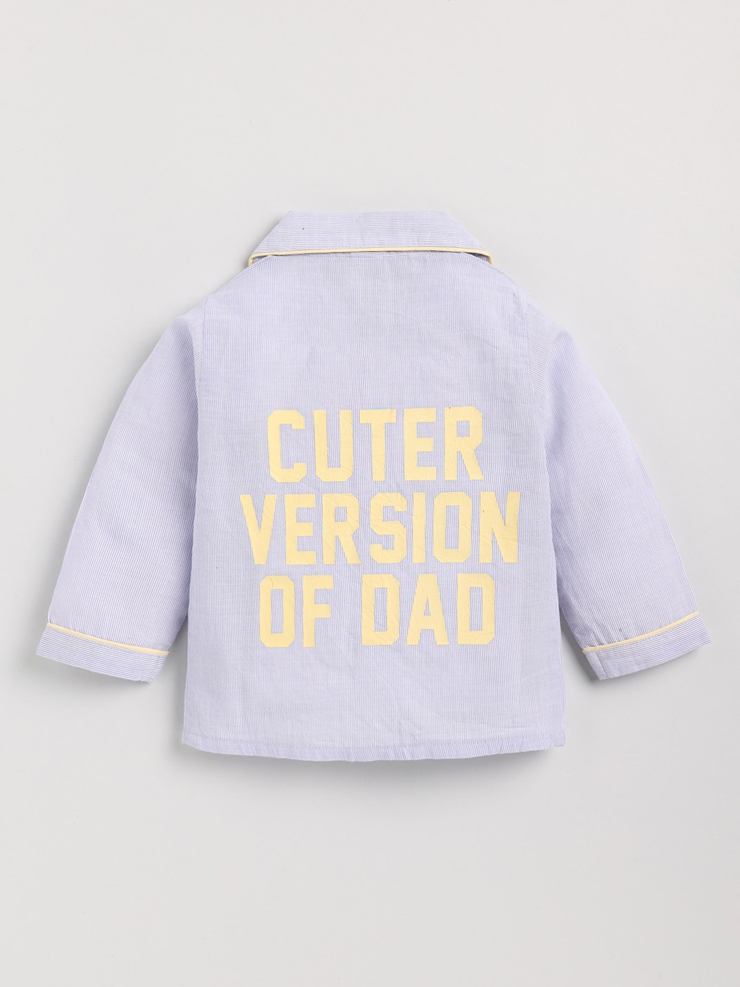 

Clt.s Kids Striped Pure Cotton Night Suit, Blue