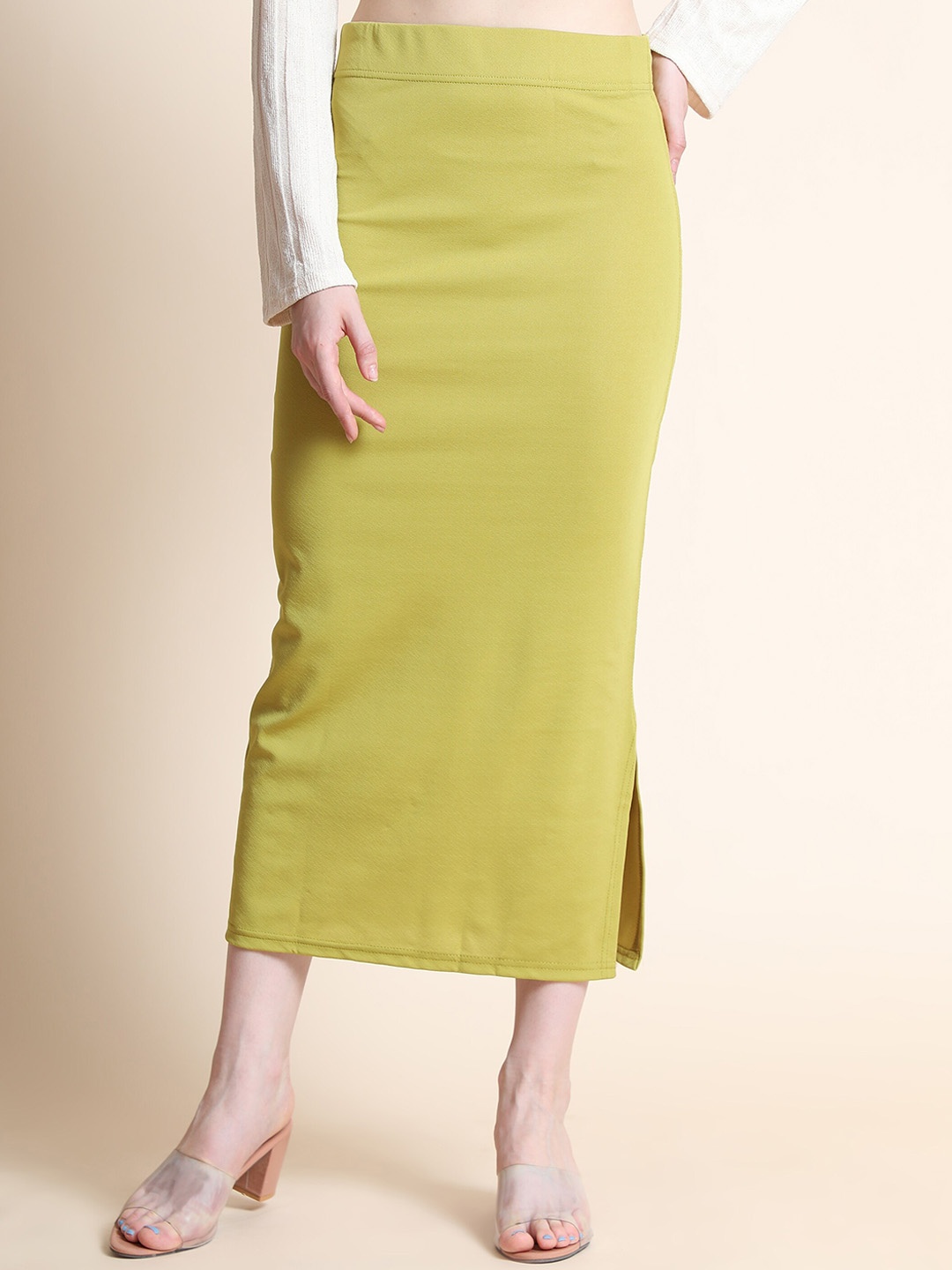 

Ekta Textiles High-Rise Body Shapewear, Fluorescent green