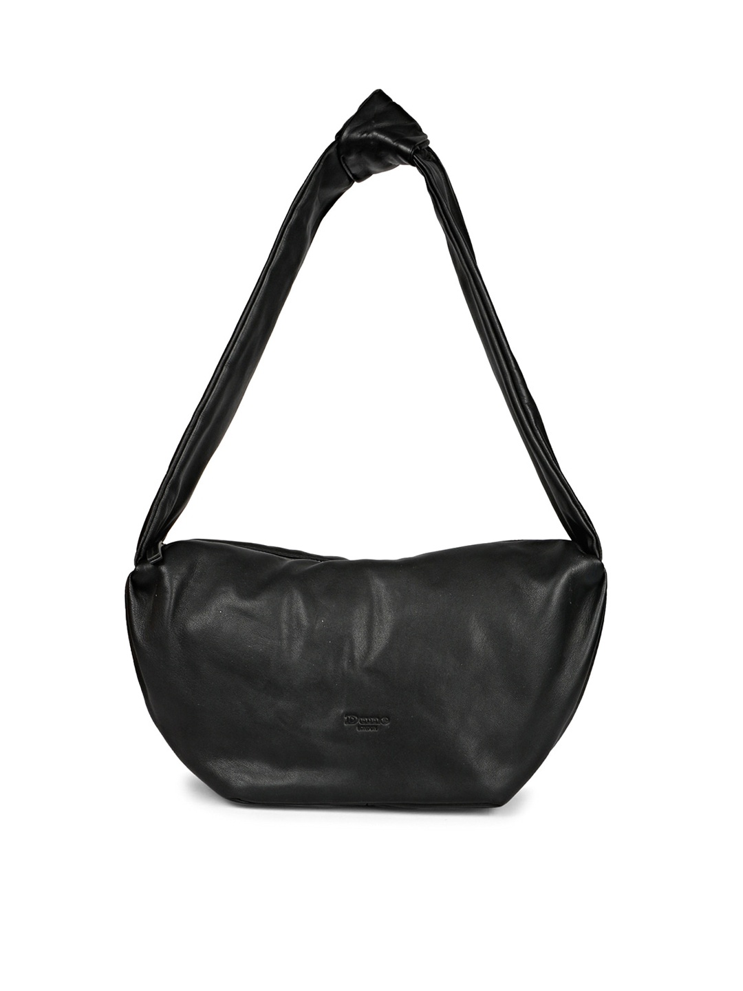 

Saint G Leather Structured Shoulder Bag, Black