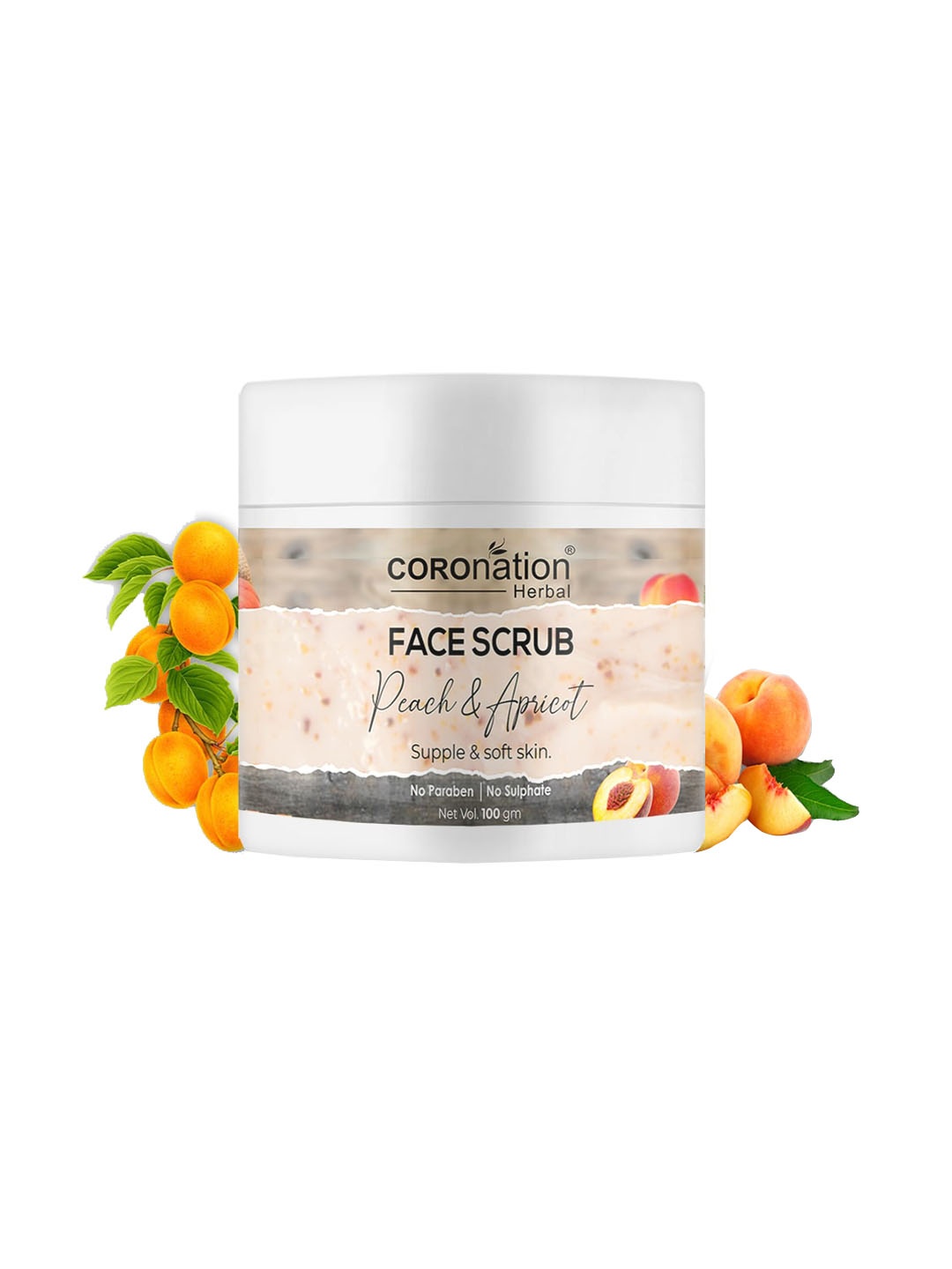 

COROnation Herbal Peach and Apricot Face Scrub - 100gm