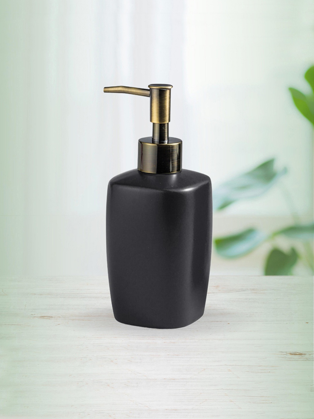 

Nestasia Black Matte Finish Fancy Soap Dispenser 380 ml