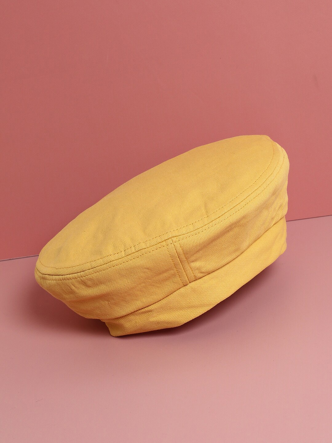 

HAUTE SAUCE by Campus Sutra Anti Sweat Foldable Beret Hat, Yellow