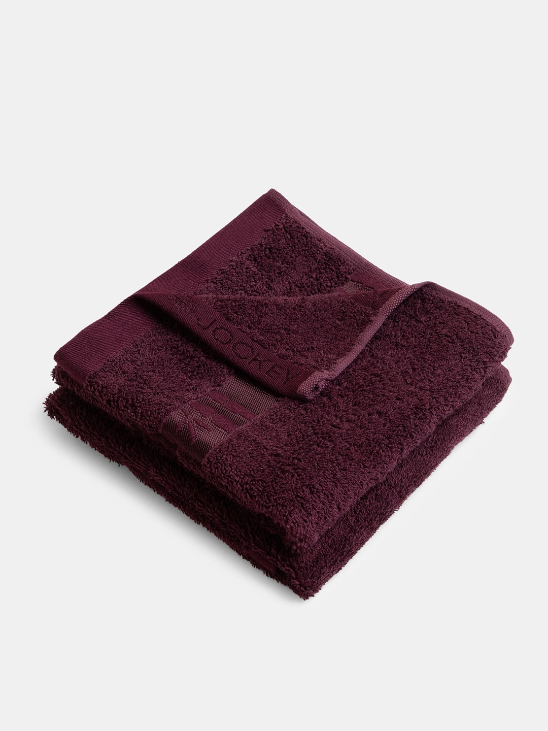 

Jockey Pack Of 2 Bamboo Terry Ultrasoft Hand Towel with Natural StayFresh Properties-T261, Burgundy