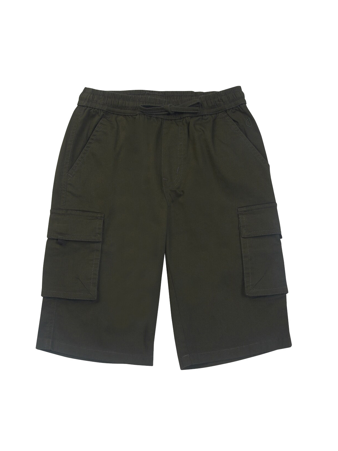 

Gini and Jony Boys Mid Rise Knee Length Cotton Cargo Shorts, Grey
