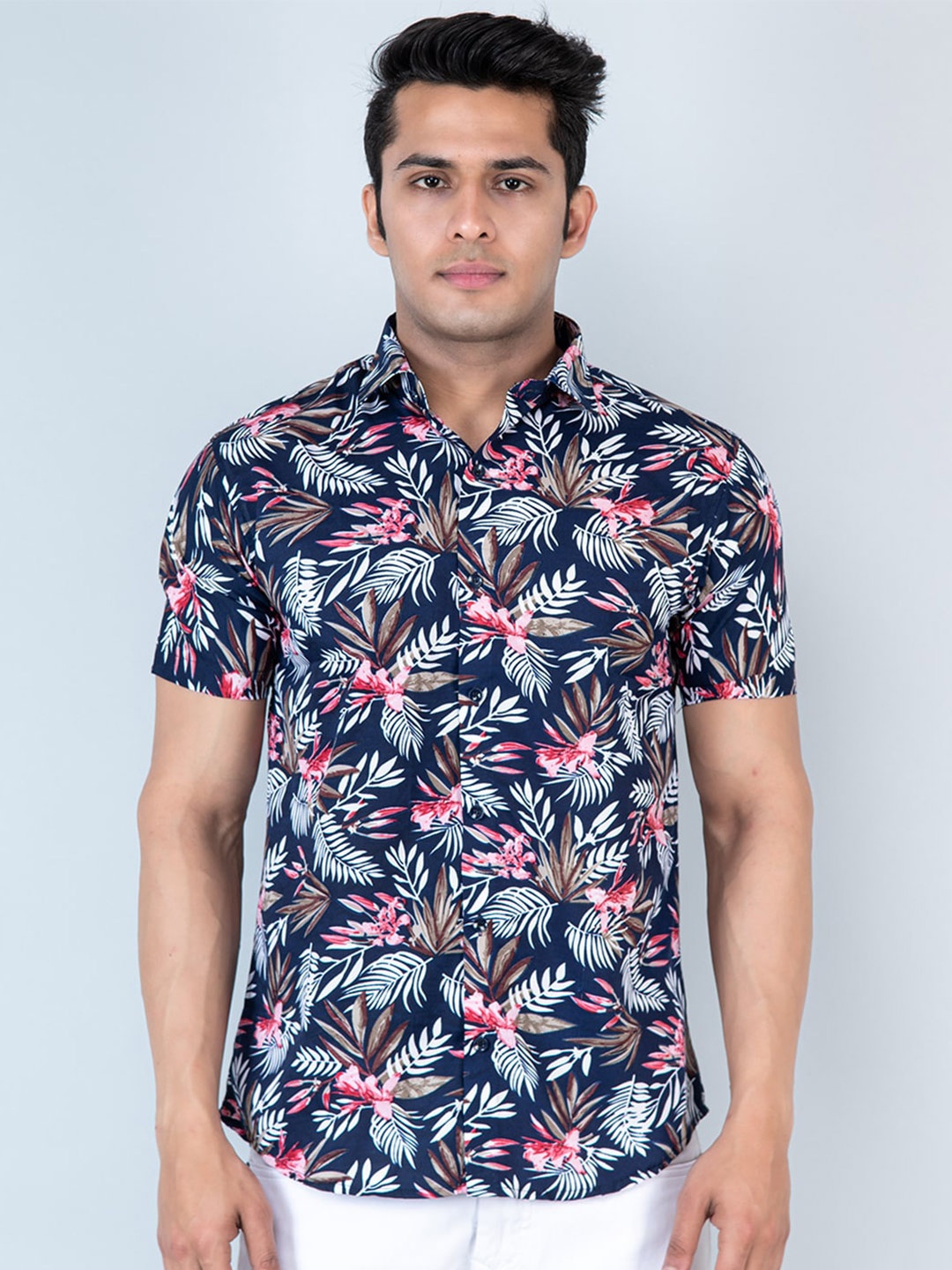 

Tistabene Floral Printed Casual Shirt, Blue