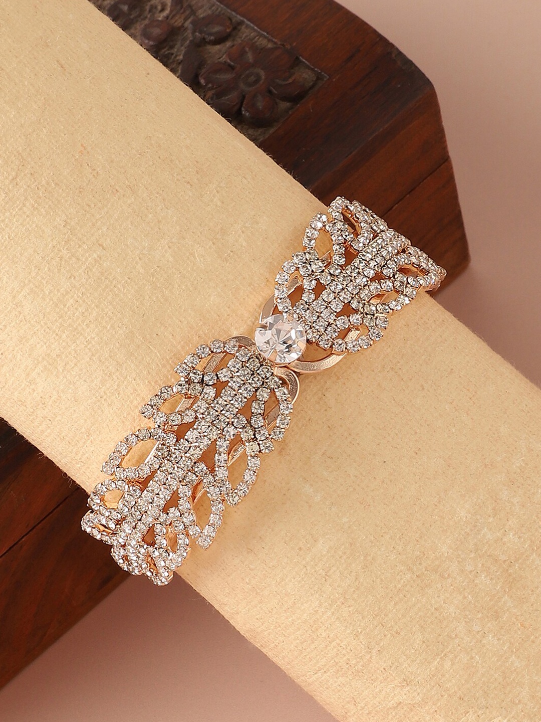 

SOHI Women Gold-Plated Bangle-Style Bracelet