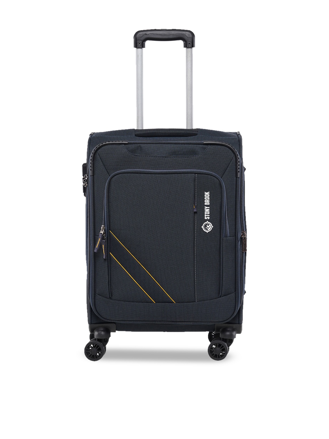 

Stony Brook by Nasher Miles Thunder Soft-Sided Cabin Trolley Suitcase, Navy blue