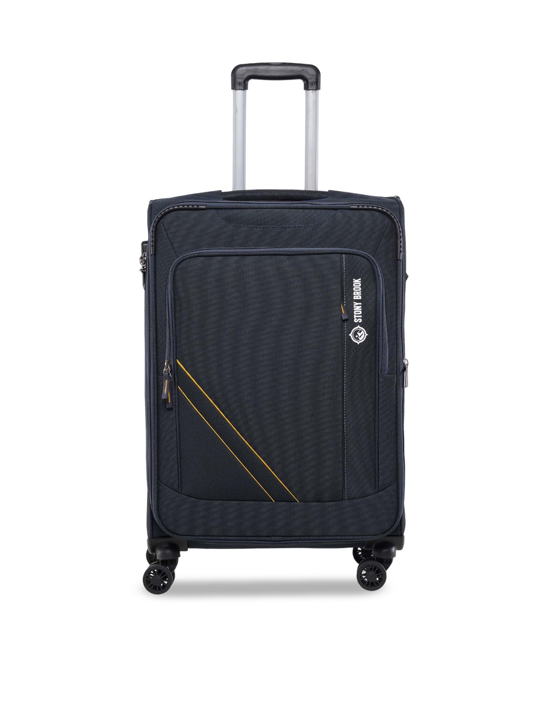 

Stony Brook by Nasher Miles Thunder Soft-Sided Medium Trolley Bag, Navy blue