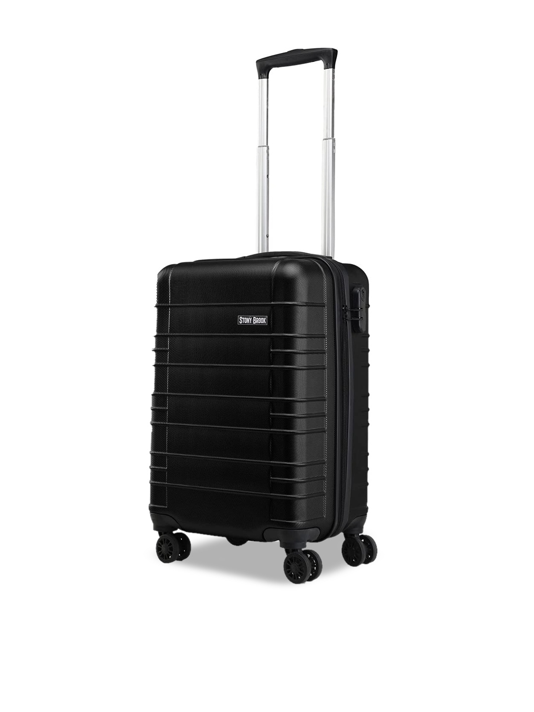 

Stony Brook by Nasher Miles 360-Degree Rotation Hard-Sided Cabin Trolley Suitcase, Black