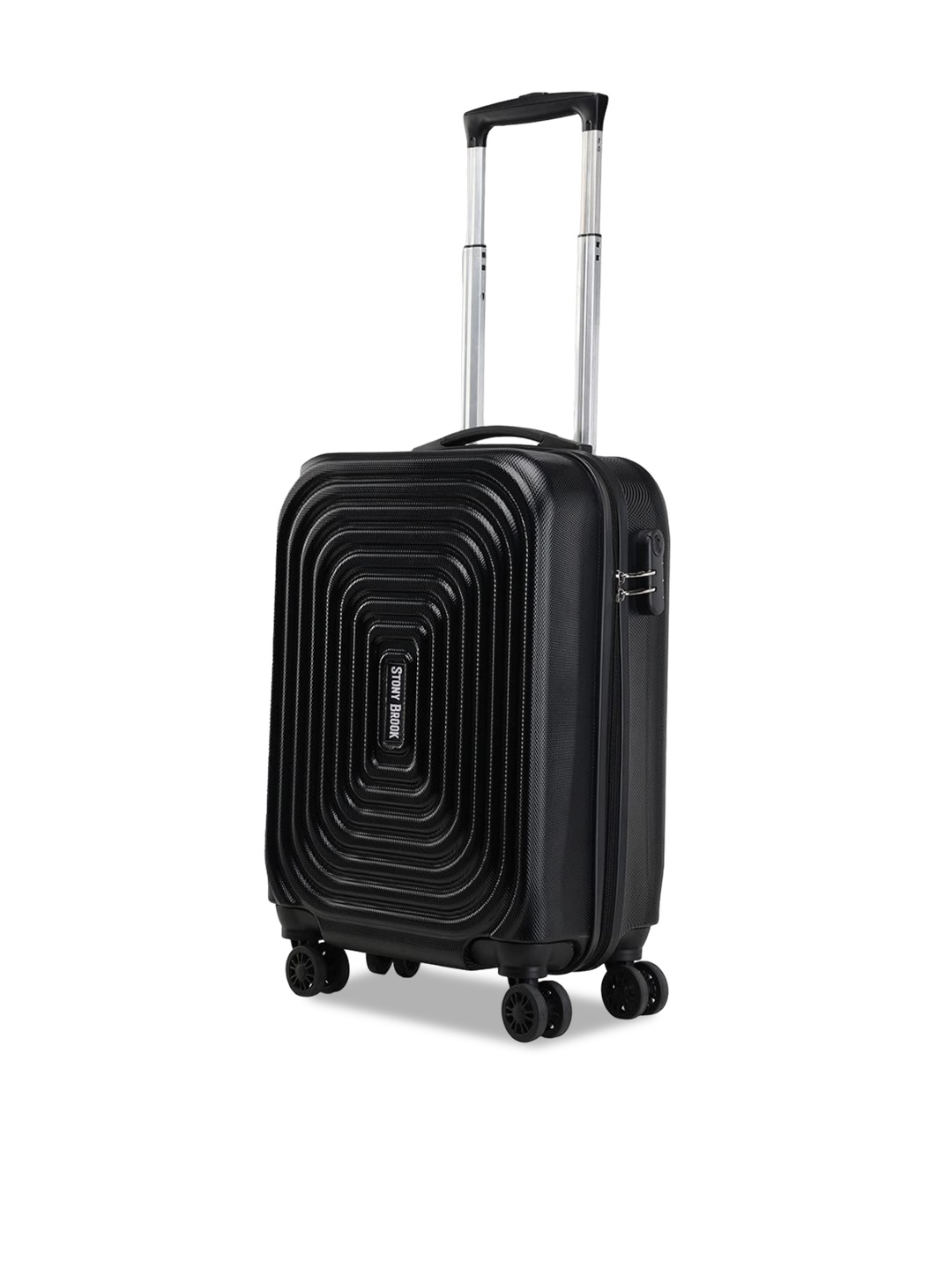 

Stony Brook by Nasher Miles Orbit Polycarbonate Hard Cabin Trolley Suitcase - 55 cm, Black