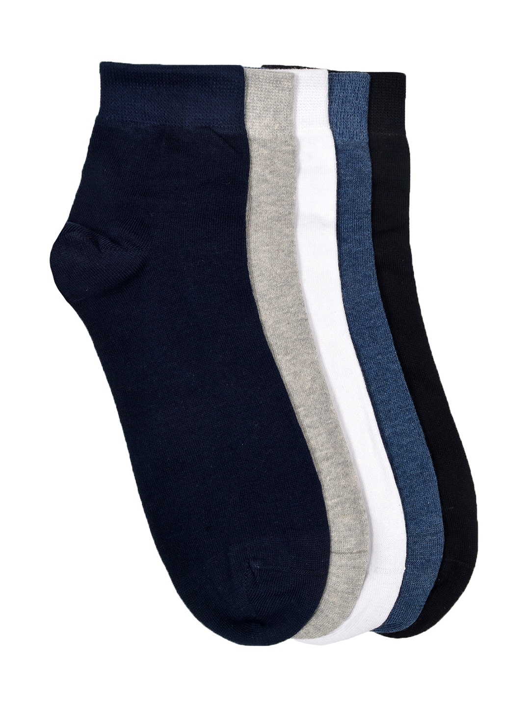 

MARC Men Pack of 5 Ankle-Length Socks, Multi