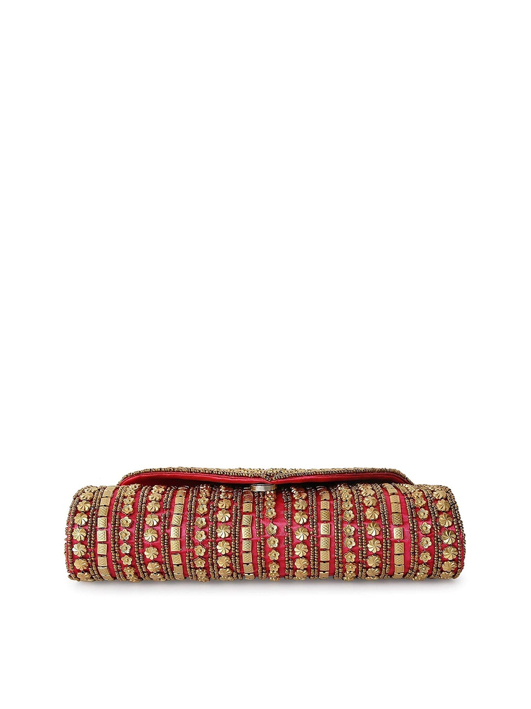 

DN Creation Embellished Envelope Clutch, Pink