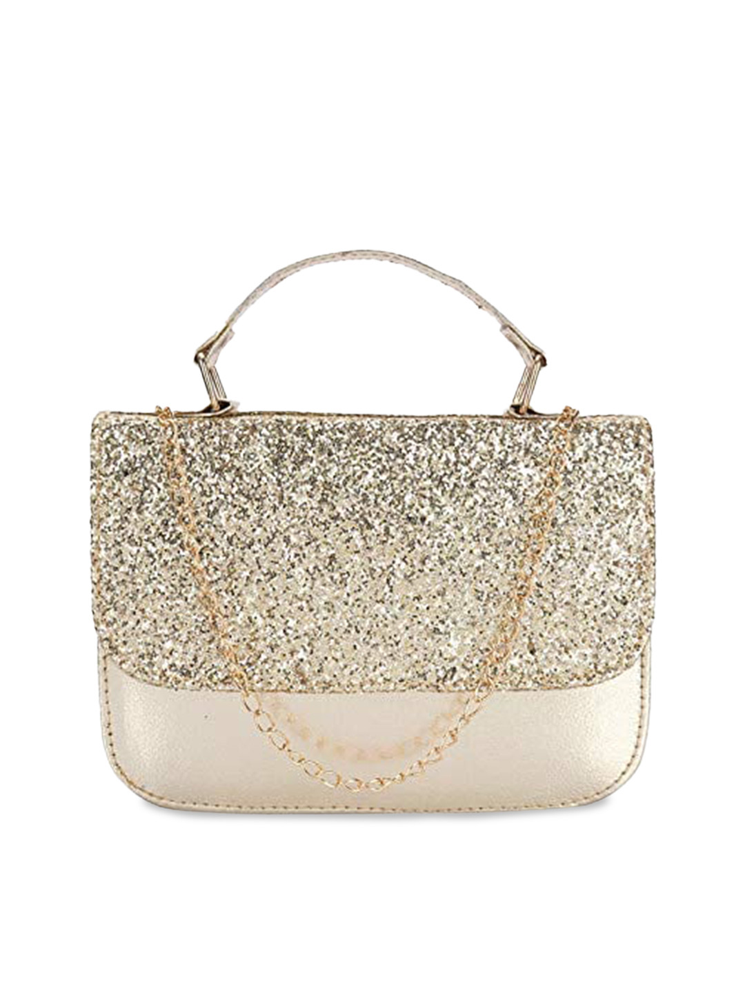 

DN Creation Embellished Handheld Bag, Gold