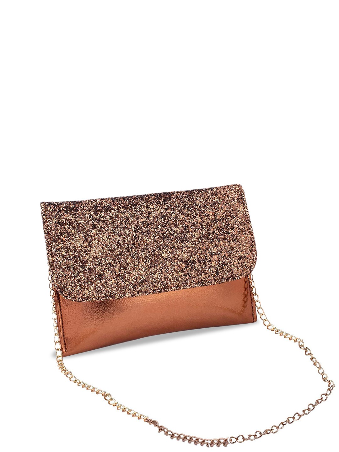 

DN Creation Embellished Structured Shoulder Bag, Bronze